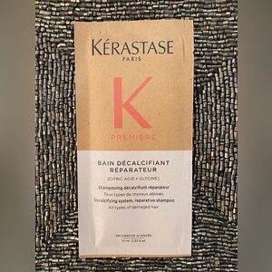 4️⃣ FOR 💲1️⃣5️⃣ KERASTASE Decalcifying system, reparative shampoo